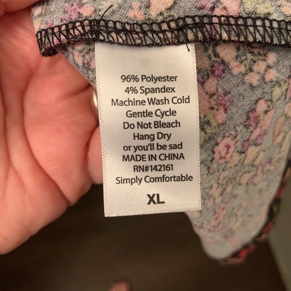 LuLaRoe Nicole Mid-Length Floral Dress - Picture 4 of 5